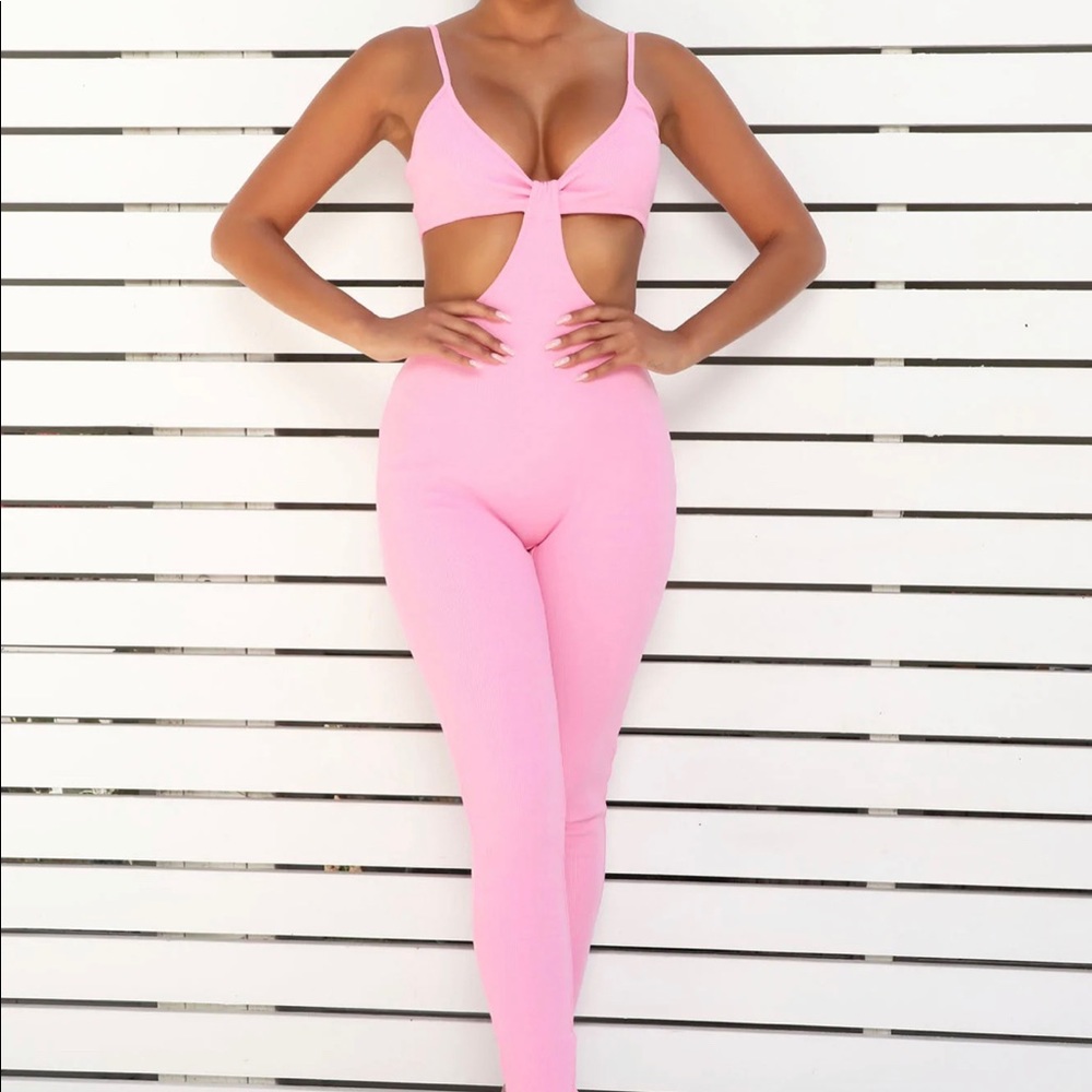 Pink One Piece Playsuit